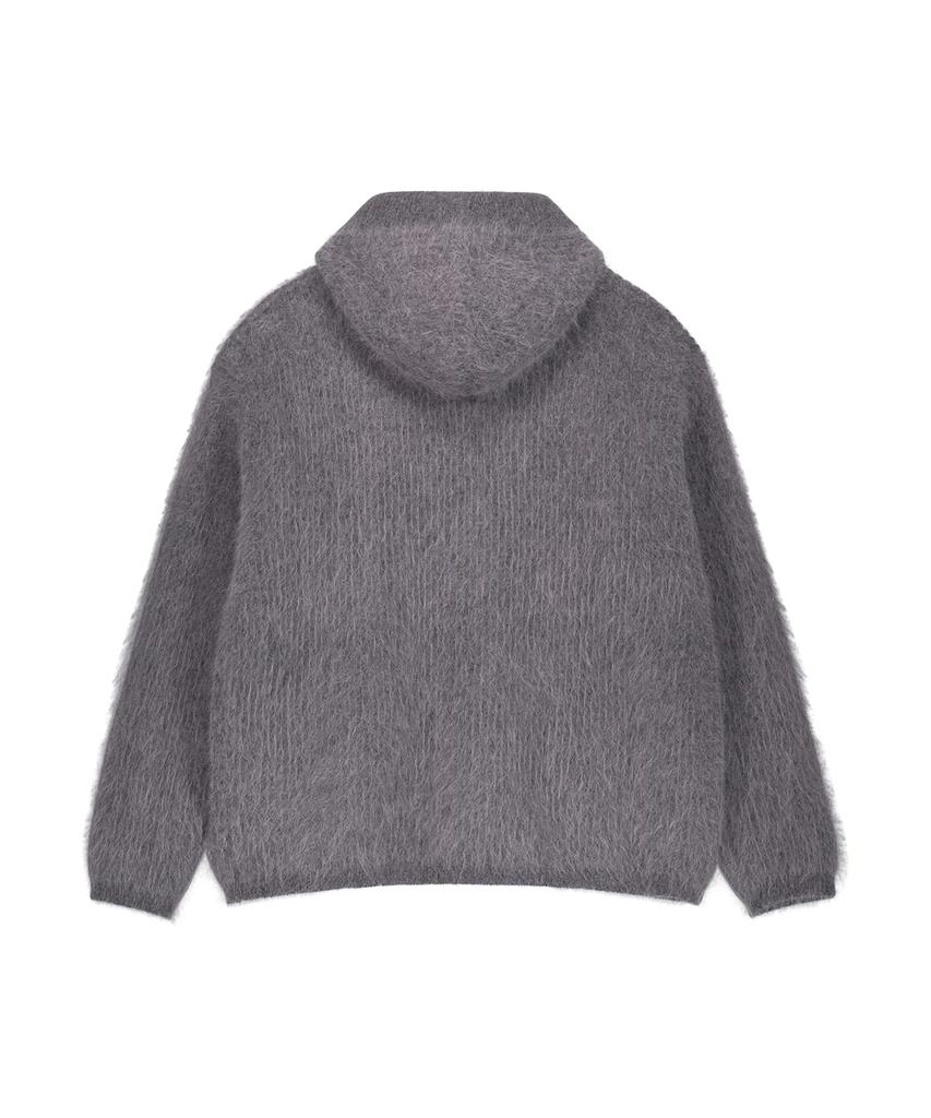 OEUVA Hairy Mohair Hooded Knit