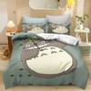 Anime Duvet Cover Pillowcase Bedding Set T-TotoroS Kawaii Adult Boy Girl Bedroom Decoration Children Single Double Large Size