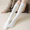Knee High Socks for Women Soft Combed Cotton Long Socks Ladies Girls Knee Length Knee Socks