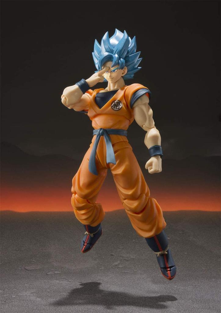 TAMASHII NATIONS Dragon Ball Супер Сайян Бог Супер Сайян Сон Гоку 140 мм АБС ПВХ Окрашенная Подвижная Фигурка S.H.Figuarts -Super- Прибл.. &