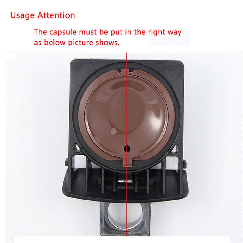 Reusable Capsule Pod Coffee Filter Cup Holder for Nescafe Dolce Gusto Machine