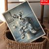 Набор для жемчужной живописи 5D/DIY Жемчужная мозаика Вкладыш Собака Сидит на Туалете Домашняя Настенная Декорация Искусство