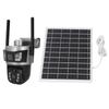 Solar Security Camera Wireless Outdoor System 4MP 3K HD 360 Degrees  PTZ Smart Motion Tracking WiFi