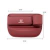 CLSGX1 Multifunction Leather Storage Box Car Seat Gap Organizer Cup Holder For Honda Civic Fit Accord City Vezel CR-V S660 Odyssey HR-V