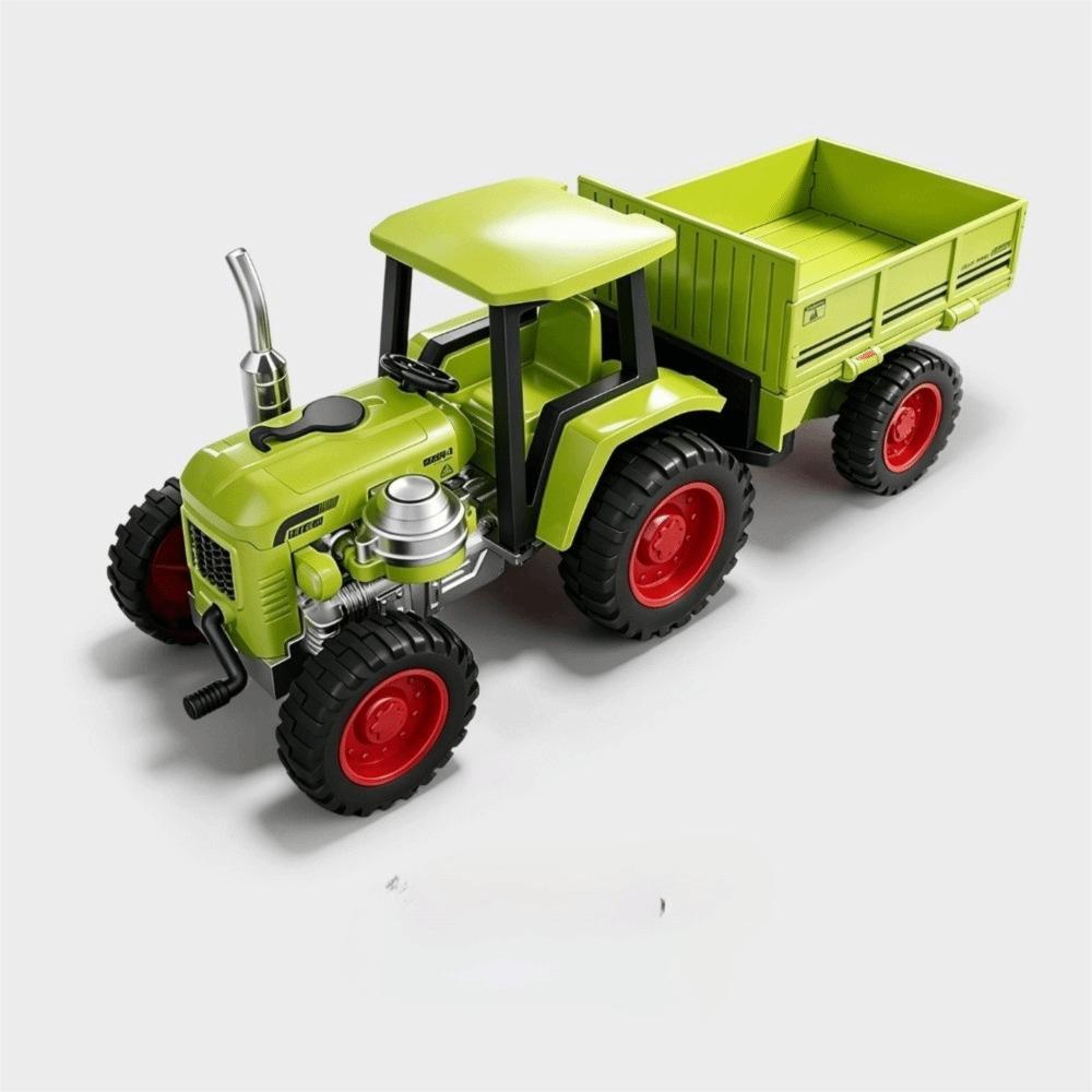 Pull Back Tractor Model Toys Zinc Zinc Alloy Diecast Farm Vehicle Toy Agricultural Tractors Toy Kids Gifts