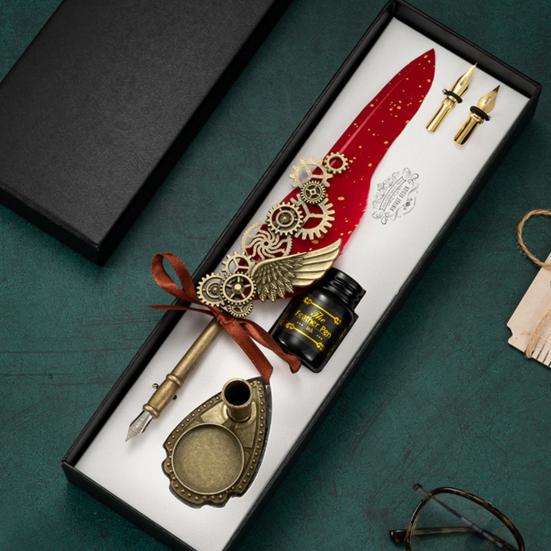 1 комплект перьевой ручки, красивый, многофункциональный, нежный, полезный, высококачественный подарок для кабинета