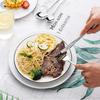 24 Piece Flatware Set Stainless Steel Cutlery with Knife Fork Spoon Teaspoon Dinnerware Cutlery Set with Gift Box