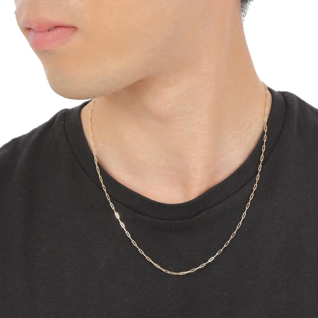 18K Gold Necklace K18 Spartacus Chain 50cm [Fairy Kallet] (Width 2.7mm Approx. 3.5g)