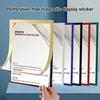 10Pcs A3/A4/A5/A6/8K Magnetic Sign Holder Wall Mounted Self-Adhesive Photo Display Frame Picture