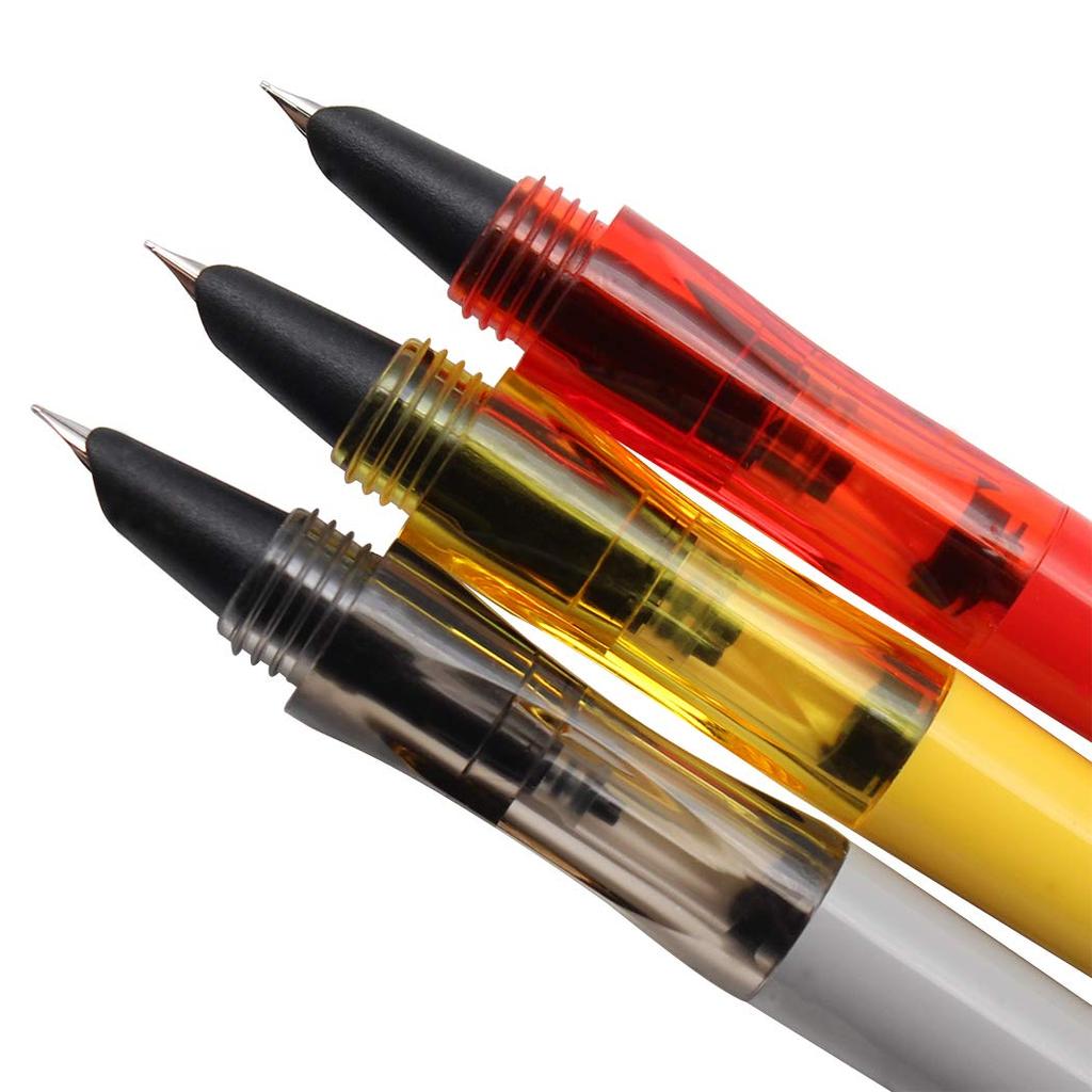 Gullor Перьевая ручка Swan Design, тонкое перо, скрытый перо, набор из 6 цветов, многоцветный
