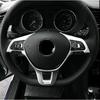 Стайлинг автомобиля, 1 шт., хромированный для VW Volkswagen Tiguan 2016 2017, нижняя крышка рулевого колеса