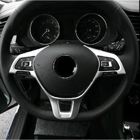 Стайлинг автомобиля, 1 шт., хромированный для VW Volkswagen Tiguan 2016 2017, нижняя крышка рулевого колеса