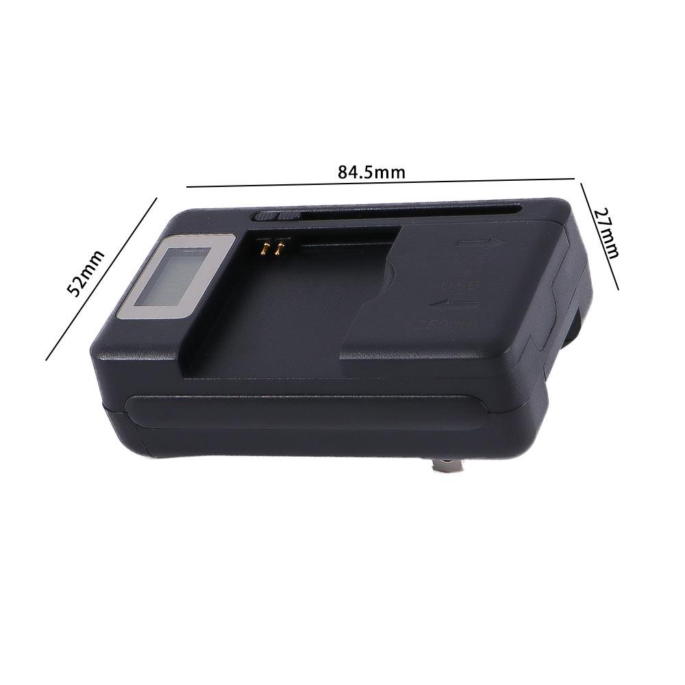 Universal For Cell Phones US Plug LCD Display Desktop Charger USB Port Mobile Battery Charger