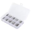 600PCS Stainless Steel Countersunk Hex Socket Bolts Hex Nuts Washers Assortment Set