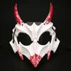 Resin Long Teeth Mask Half Mask Bloody Skull Mask Nightclub   Cosplay