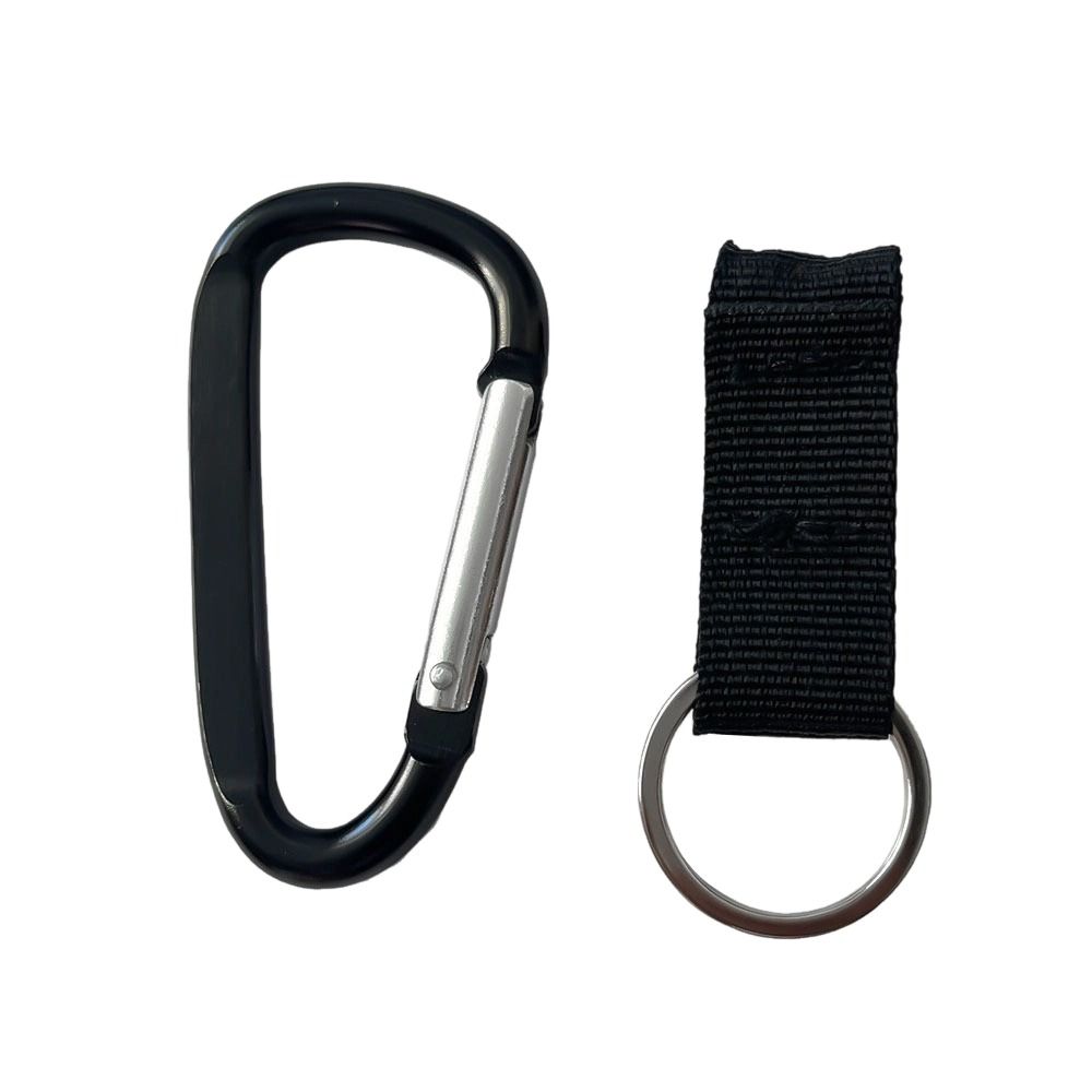 2pcs 13.2cm Webbing Spring Snap Hook Carabiner Lock Buckle for Outdoor Camping Hiking