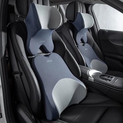 Подголовник автомобиля, поясная подушка, 3D подушка из пены с эффектом памяти, поддержка сиденья для домашнего офиса, подставка для шеи, дышащая подушка для спины автомобиля, аксессуары для поясницы