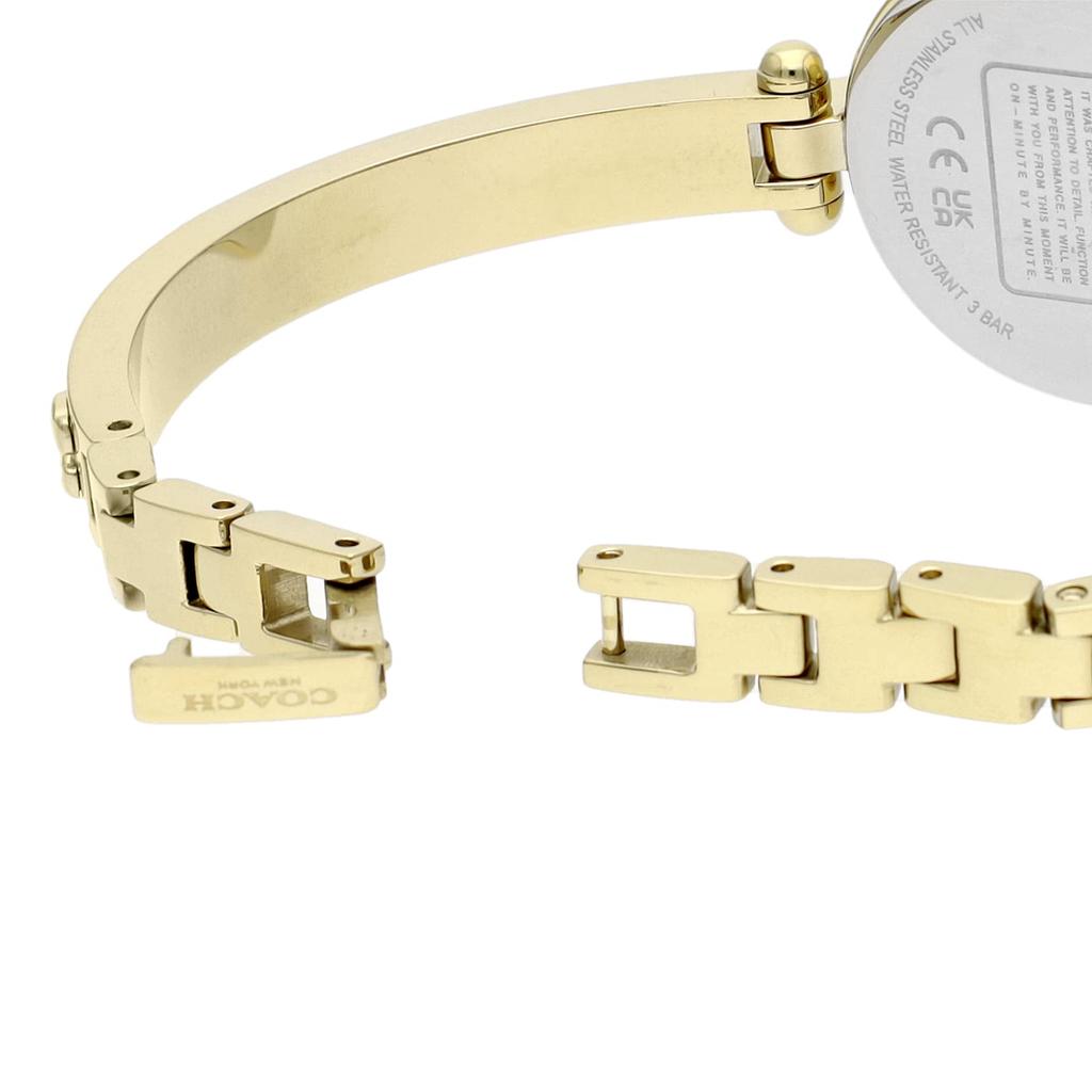 Watch CARY White Pearl Dial Stainless Steel Quartz 26MM Watch 14504006 Gold [Coach] Women's [Item]