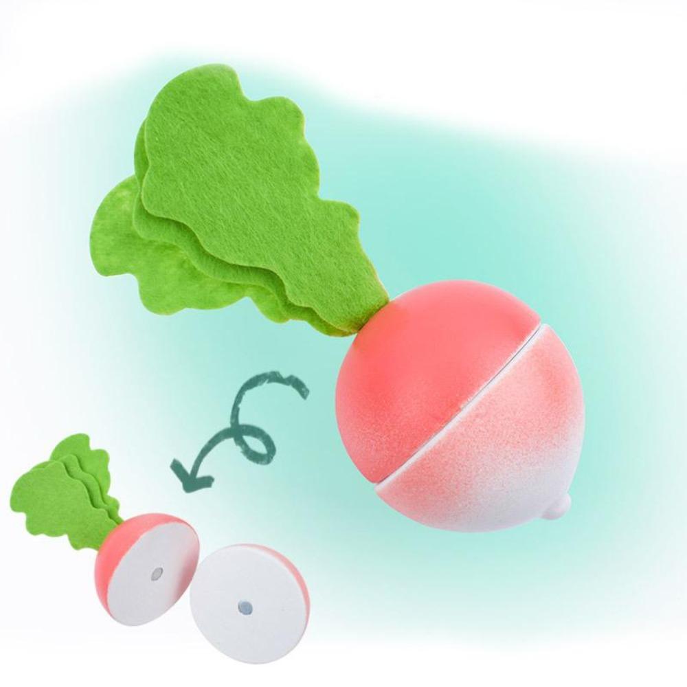 1 шт. деревянная игрушка магнитная резка фруктов и овощей еда ролевые игры моделирование кухня ролевые игры развивающие игрушки для детей