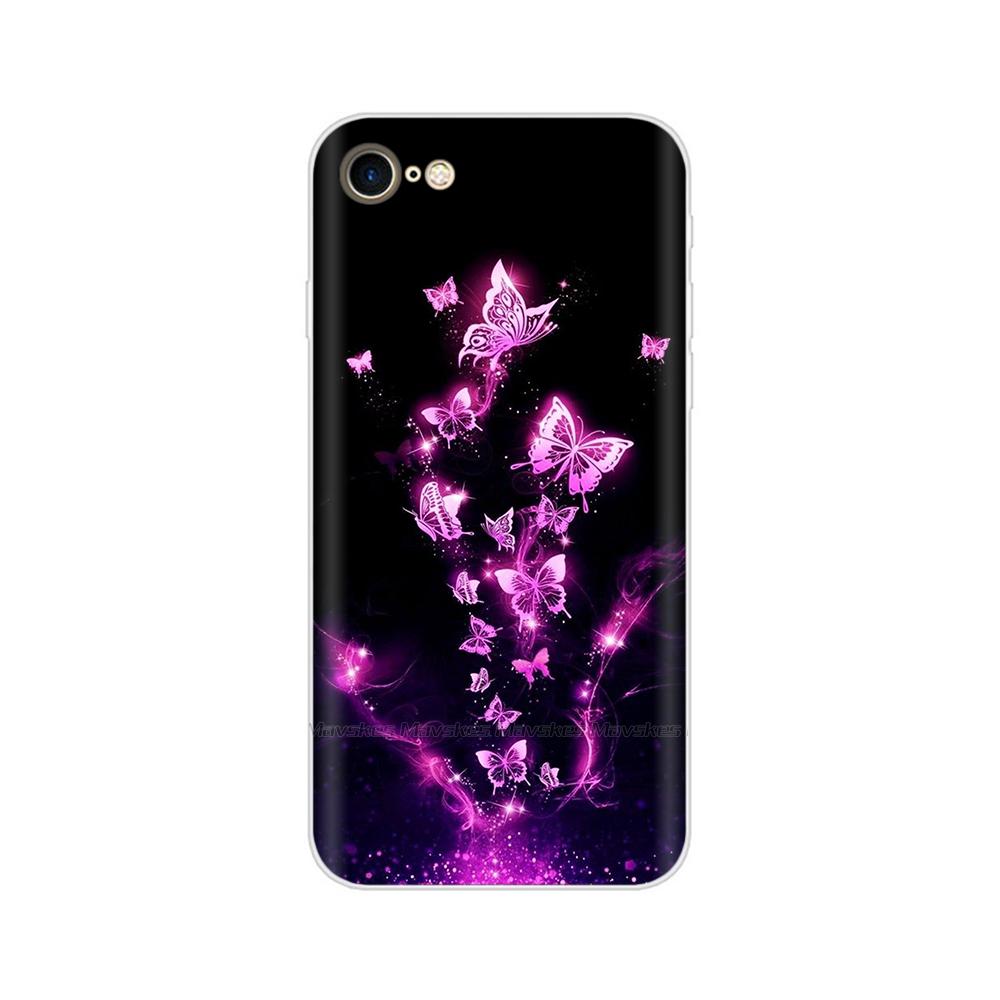 Чехол для iPhone SE 2020 Модный Мультяшный Мягкий ТПУ Задняя Крышка Для iPhone SE Прозрачный Силиконовый Корпус Защитные Чехлы Для iPhoneSE