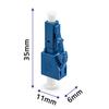 Qoltec Fiber Optic Attenuator LC/UPC (F) - LC/UPC () | Singlemode | 2dB