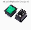 Ship-shaped KCD4 Rocker Switch with Light, 4/6 Pins, 2/3 Gears, 16A 250V Industrial Power Control