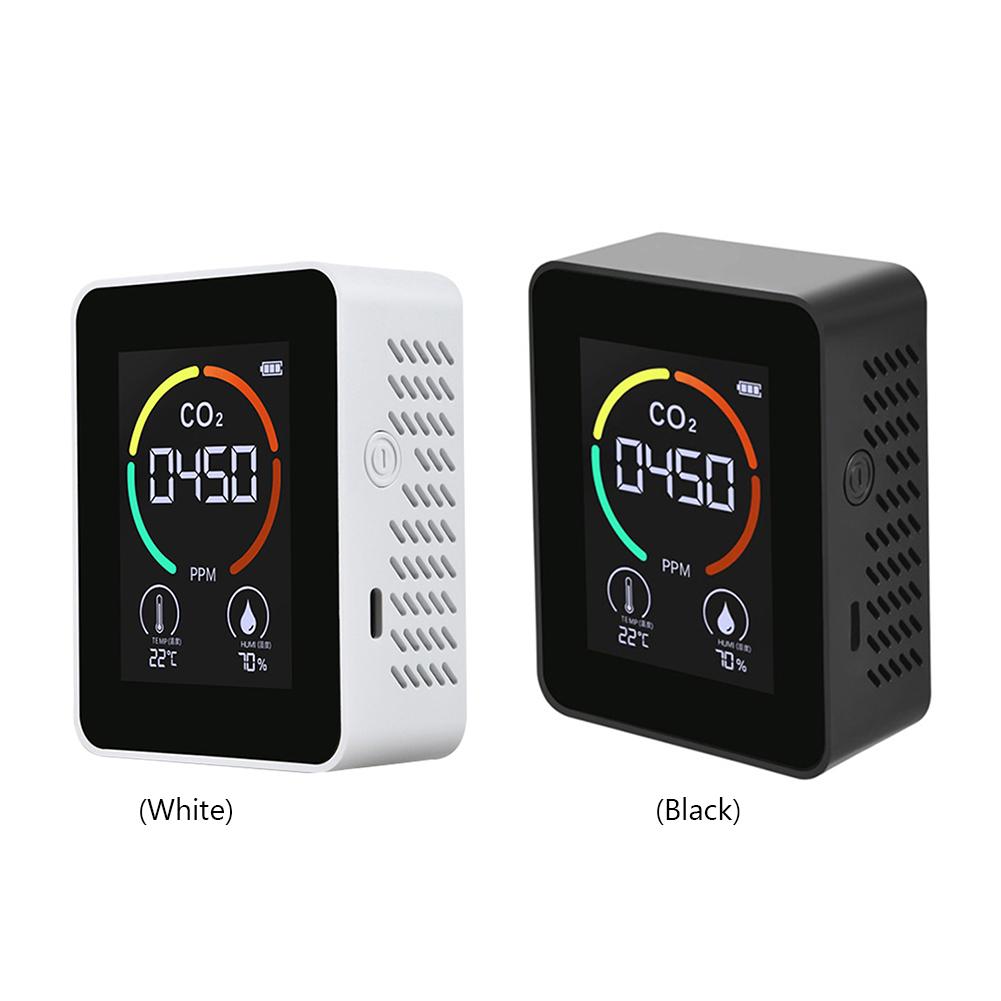 3 in 1 Carbon Dioxide Detector Type-c Charging Carbon Dioxide Concentration Detector for Agricultural Production Greenhouse Tool