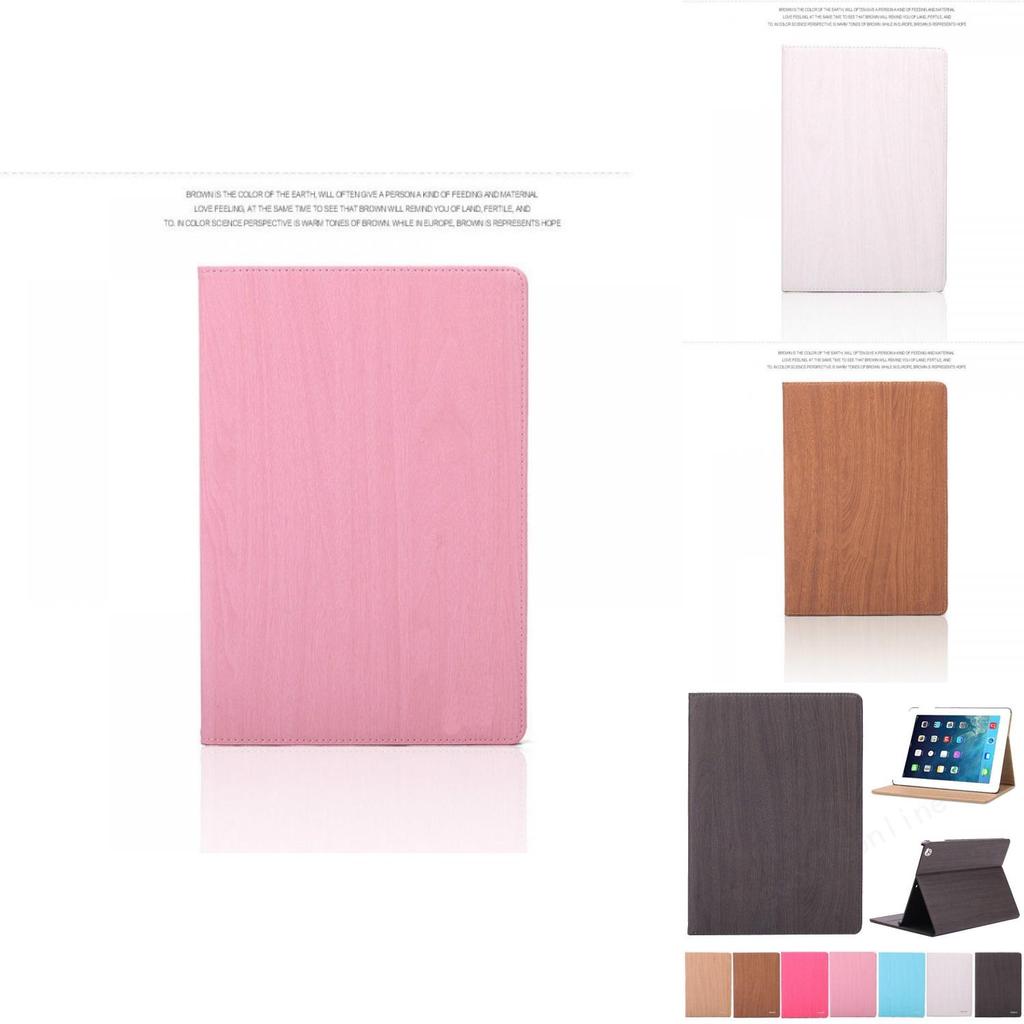 Premium Wood Grain Smart Wake Sleep Stand Flip Case Cover For Apple Ipad 2/3/4 Air Mini With Timeless Retro Design