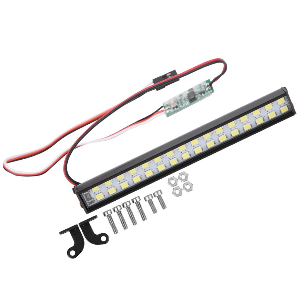 32 шт. Светодиодные лампы Крышный фонарь для радиоуправляемой машины Универсальная светодиодная световая панель для радиоуправляемого краулера Аксессуар Длина 100 мм