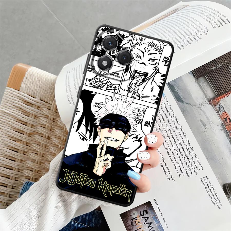 Мягкий задний чехол-бампер для Honor X8 X9 X7 X7a X9c X9a 90 Lite 8X 70 Аниме J-Jujutsu K-Kaisen