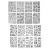 8Pcs Heat Shrink Sheet Boys Girls Pattern Translucent Wide Application Shrinky Art Paper for DIY Cra