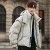 White Duck Down Jacket Men's Winter New Versatile Short Fashion Hooded Thickened Duck Down Casual