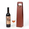 Кожаная переноска для вина (коричневый) Подарочный мешок для вина