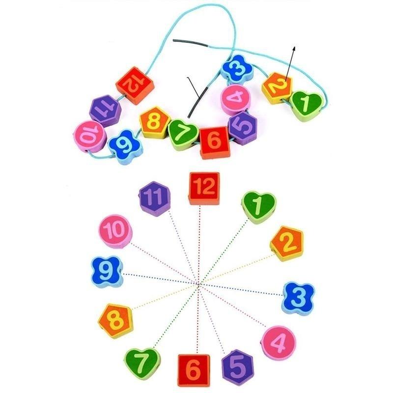 Simingyou 4 модели пазлов 1 шт. животные мультфильм обучающая игрушка детские цифровые деревянные часы