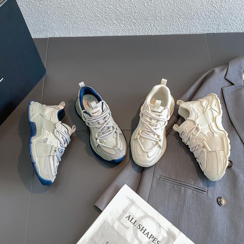 Augustine кроссовки папины женские весна и лето 2025 новые сетчатые спортивные повседневные кроссовки интернет-знаменитость уличная съемка спортивная обувь тренд