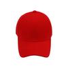 Красная спортивная плоская бейсболка унисекс