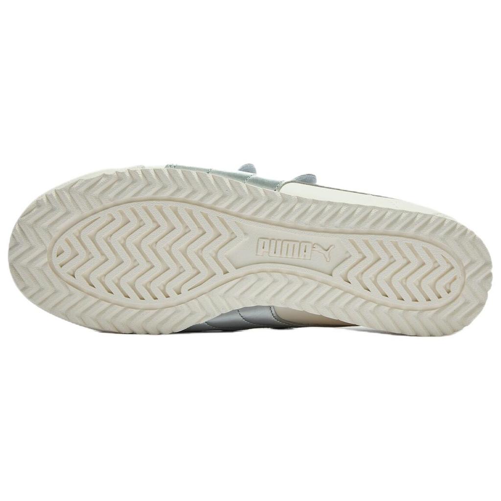Puma Туфли Turino 2 из ПУ-синтетической кожи с Т-образной пряжкой Удобные Прочные Mary Jane Женские туфли Цвет: внебелый Серебристый 409079-01