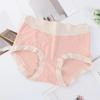Трусики с высокой талией для женщин, дышащие трусы пуш-ап из чистого хлопка, удобное нижнее белье больших размеров