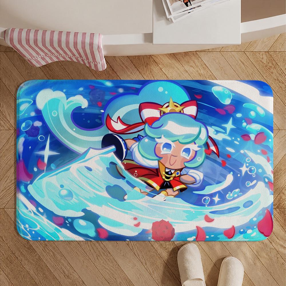 Game-Cookie RunS Floor Mat Soft Non-Slip Bath Mat, Bedside Carpet, Absorbent Doormat for Home