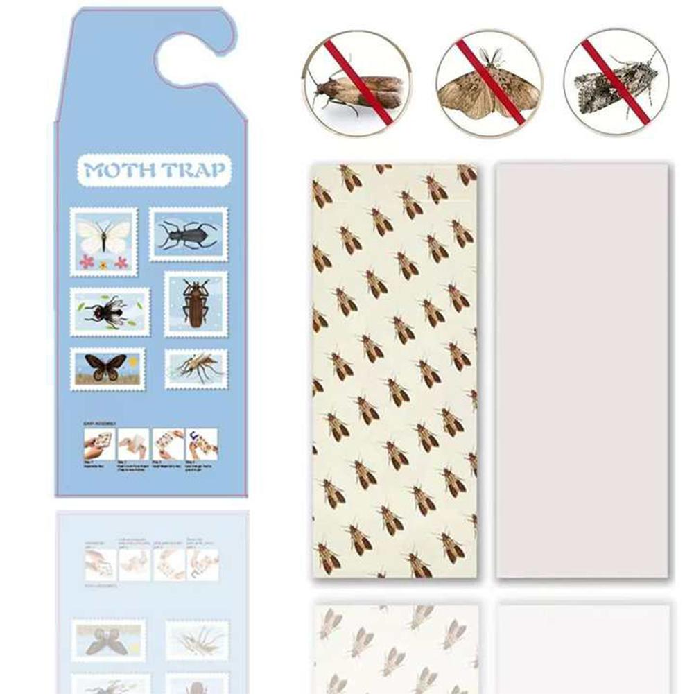 Кладовые ловушки для моли, липкие клеевые ловушки для индийской моли для кухни (Светло-синий)