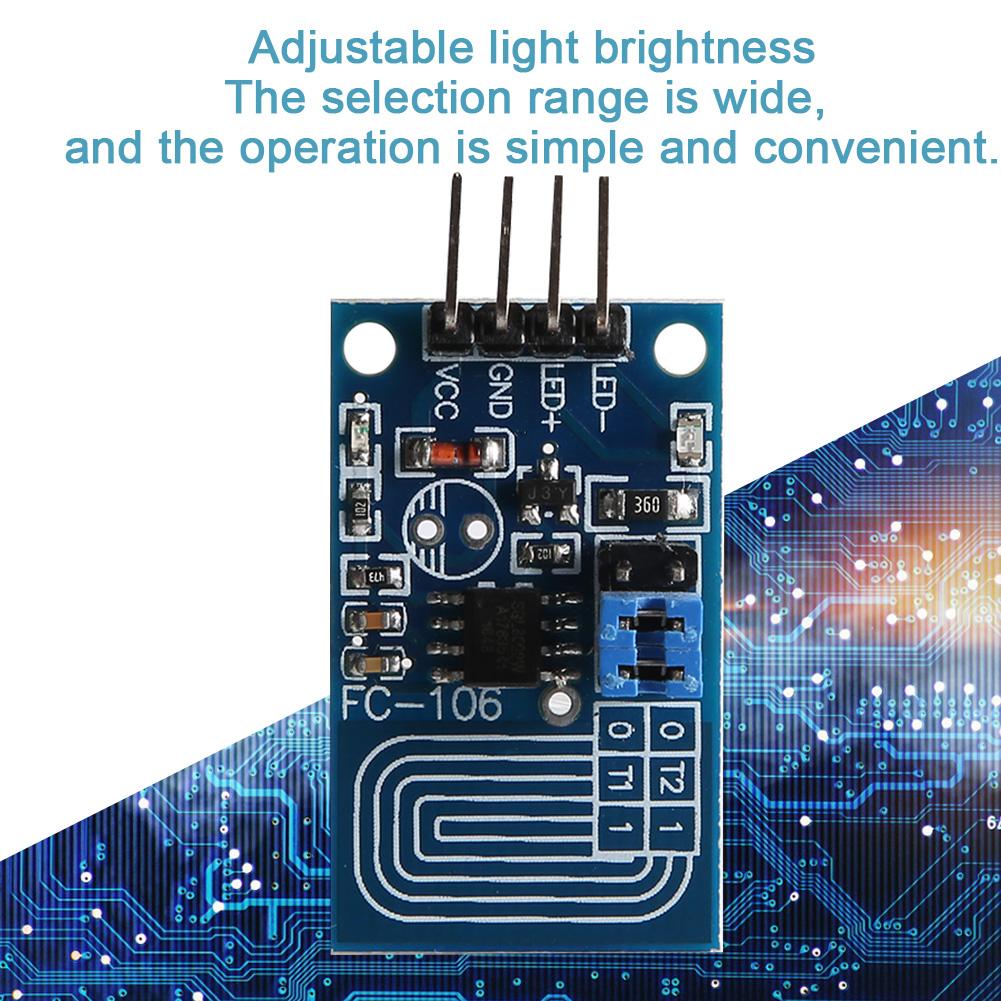 5 шт. емкостный сенсорный диммер плавная регулировка яркости ШИМ панель управления светодиодный диммер переключатель модуль