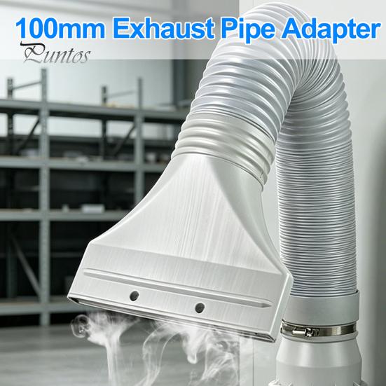 Renter-friendly Window Adapter Air Conditioning Exhaust Hose Adapter, AC Seal Flat Vent Kit Easy Install for Casement Skylight Windows, 100mm
