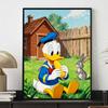Disney Donald Duck corn 5D handmade diy diamond painting kit, home wall decoration