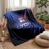 Lyon FC Soft Flannel Fleece Blanket Lightweight Cozy Warm Throw Blanket For Sofa Bed Home Decor
