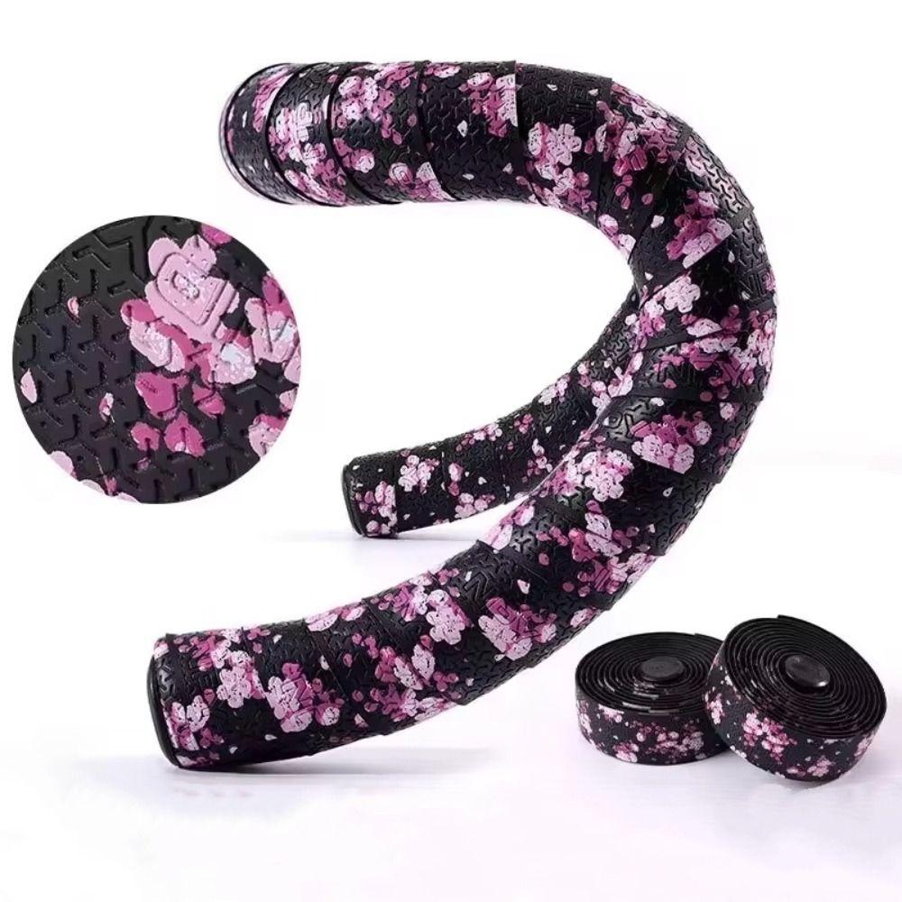 Cherry Blossom Riding Handlebar Strap Anti-slip Cycling Bar Wrap Cycling Accessory