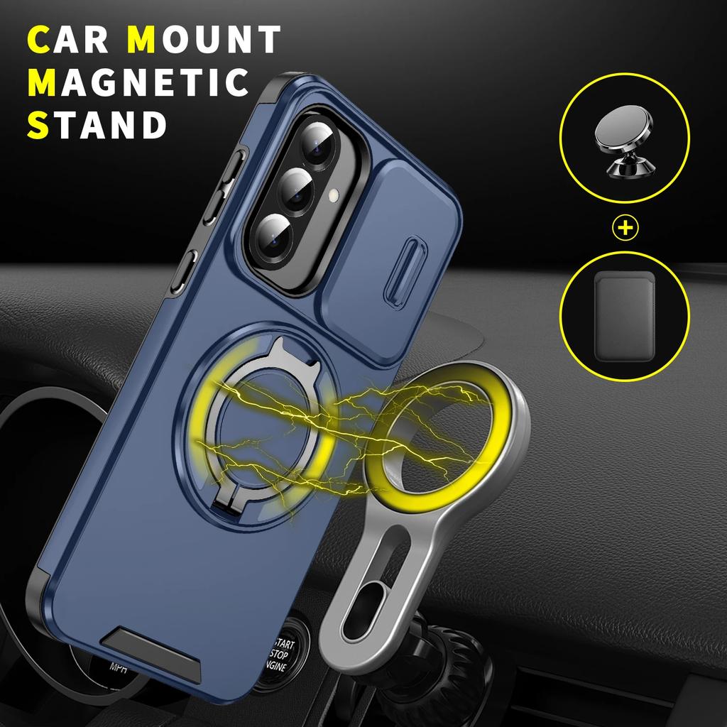 Подставка Чехлы для телефонов Противоударный чехол для Samsung Galaxy A17 5G S25 FE A56 A16 A36 A55 A35 A15 S24 S23 Ultra S22 S21 Plus