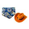 1 Set Cat Cowboy Cowboy Hat Costume Adjustable