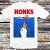 Honk Honk Jaws Honks Funny Goose Duck DnD T Shirt B544