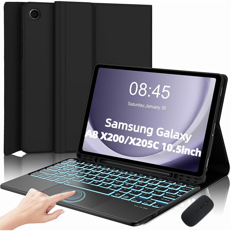 Samsung Планшет A8 Bluetooth Клавиатура Кожаный Чехол для Galaxy 10.5 Дюймов X200