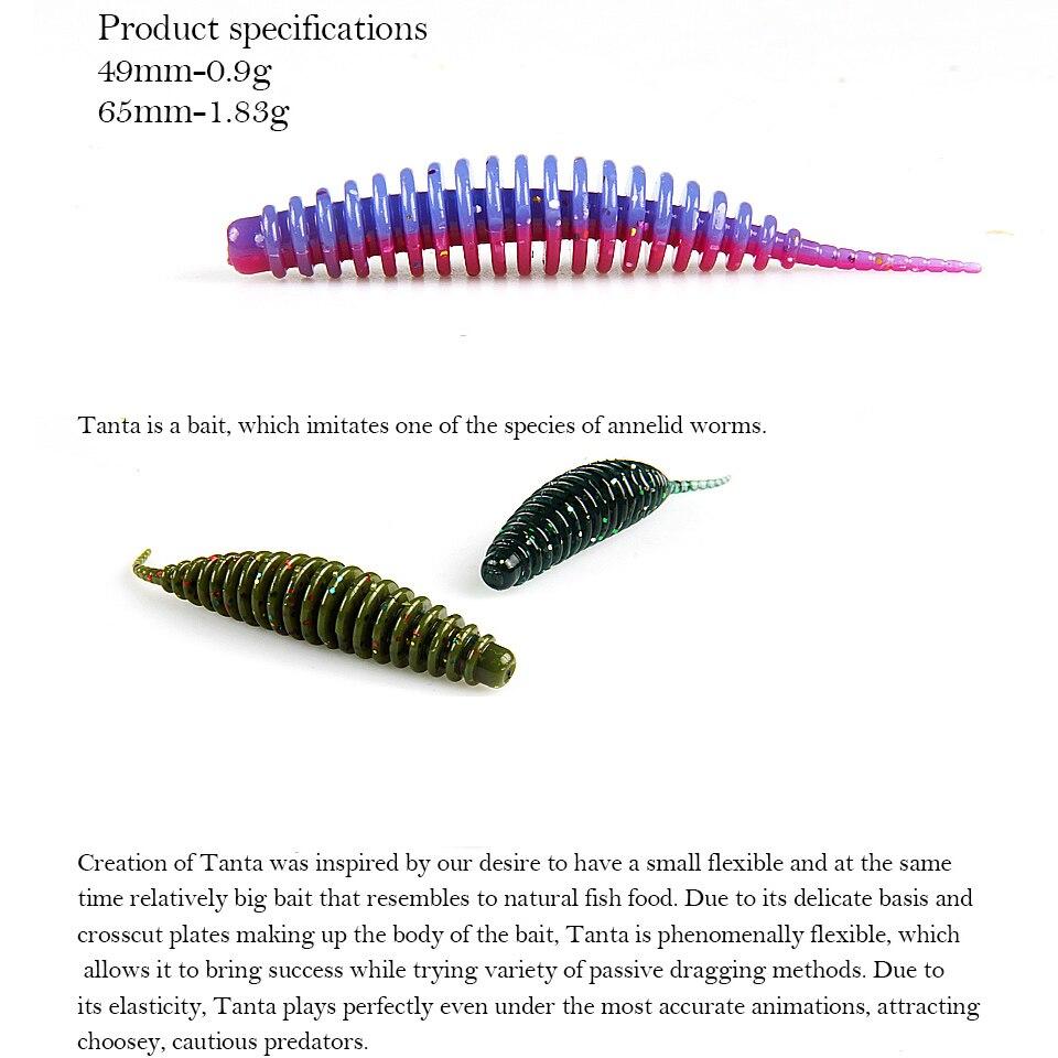 BEARKING Tanta 65 мм 1,83 г 10 шт. рыболовная приманка мягкая приманка Shad силиконовые приманки воблеры свимбейт искусственный Leurre Souple